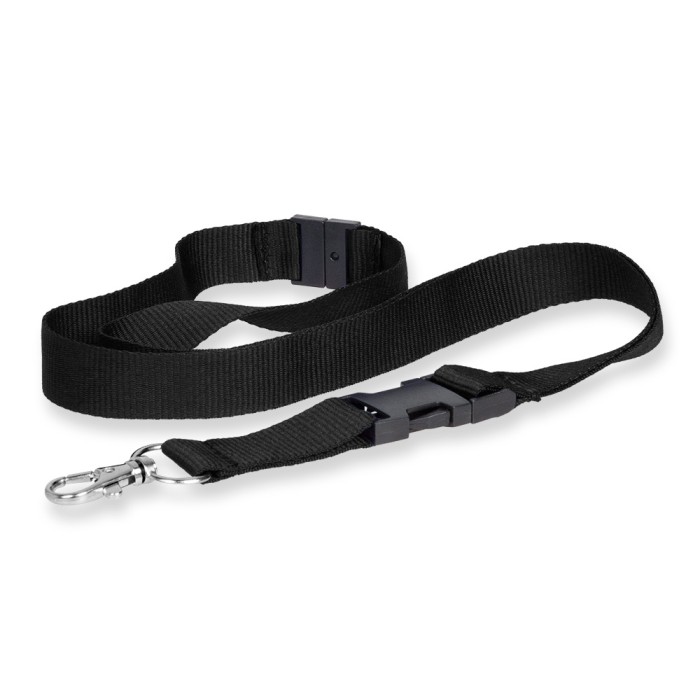 Schlüsselbänder 20mm mit Clip-Lock und Safety Break-Away (25 Stück)