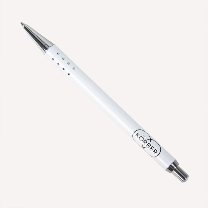 Ballpoint Pen, metal, white