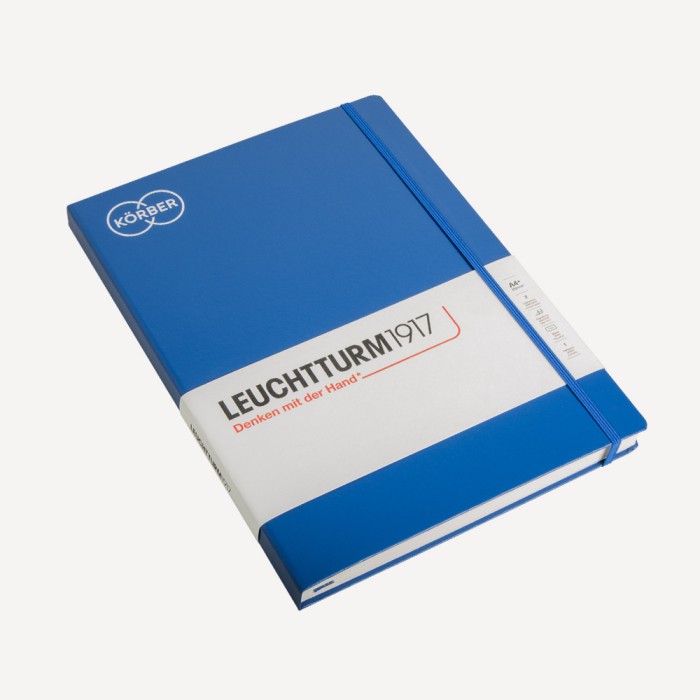 Notizbuch A4 recycelt, blau