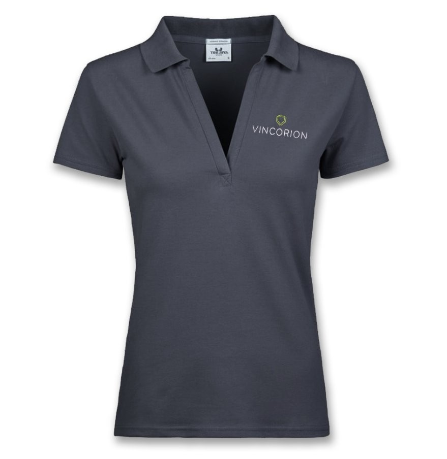 Luxury Stretch Polo Shirt Damen 
