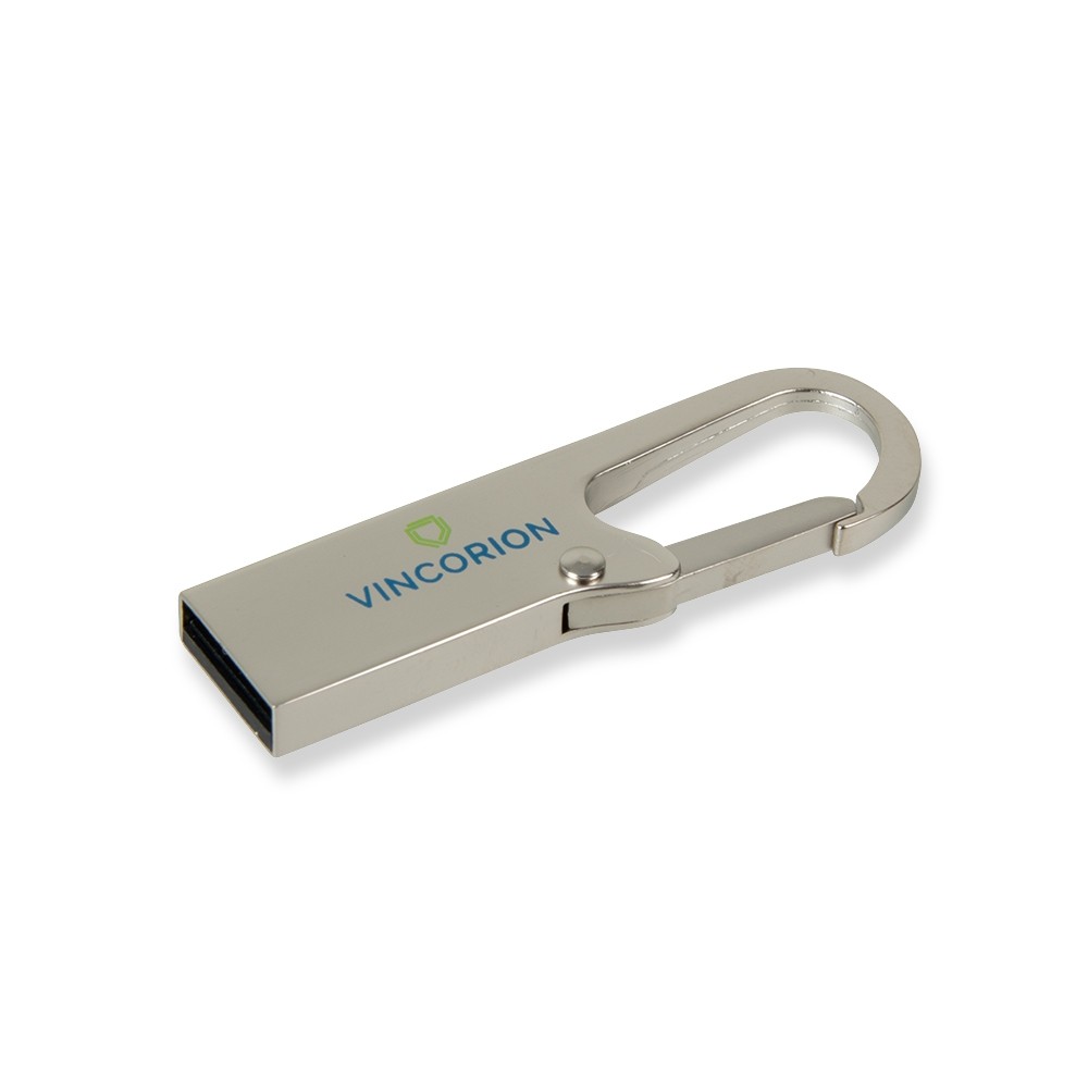 USB stick with carabiner
