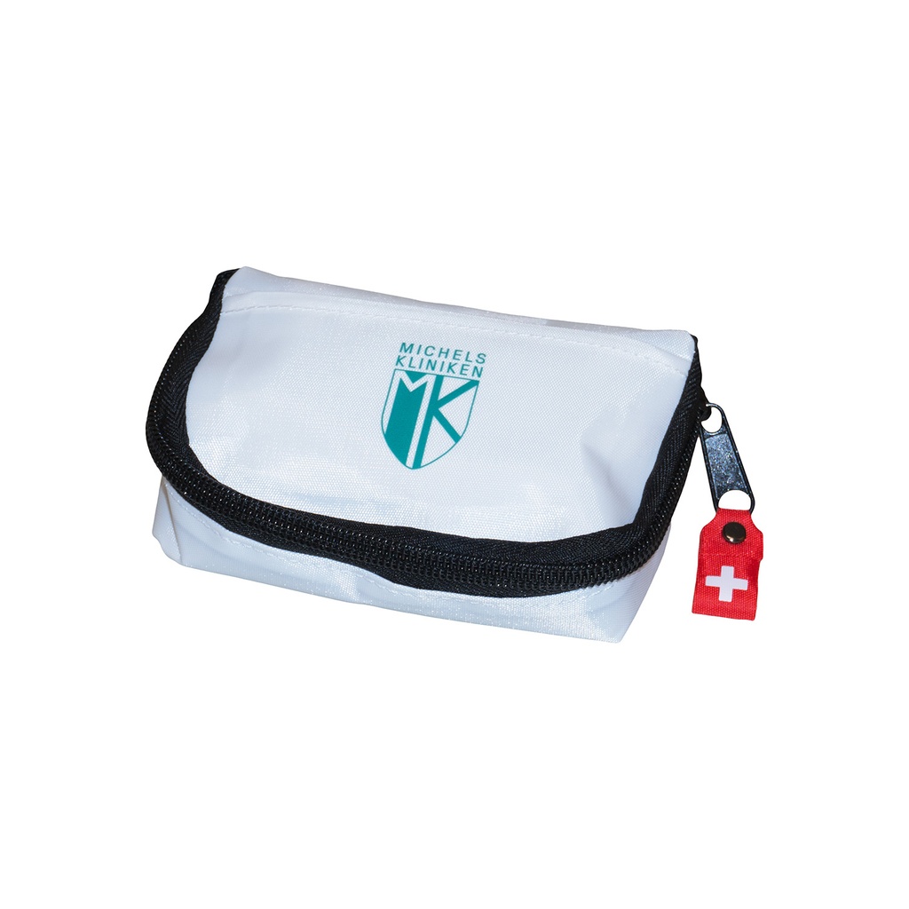 1. Hilfe Set in weißer Tasche