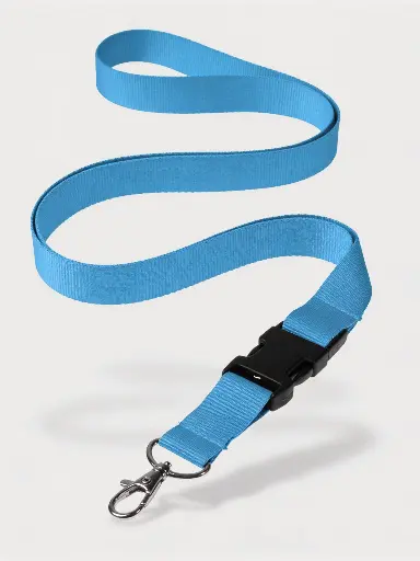 [LY-0005-25c] 25mm Schlüsselbänder mit Clip-Lock (25 Stück)